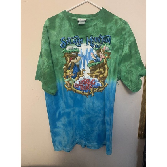 トップス dead stock splash mountain long T Disney | Shirts | Walt Disney World Splash Mountain Tie Dye